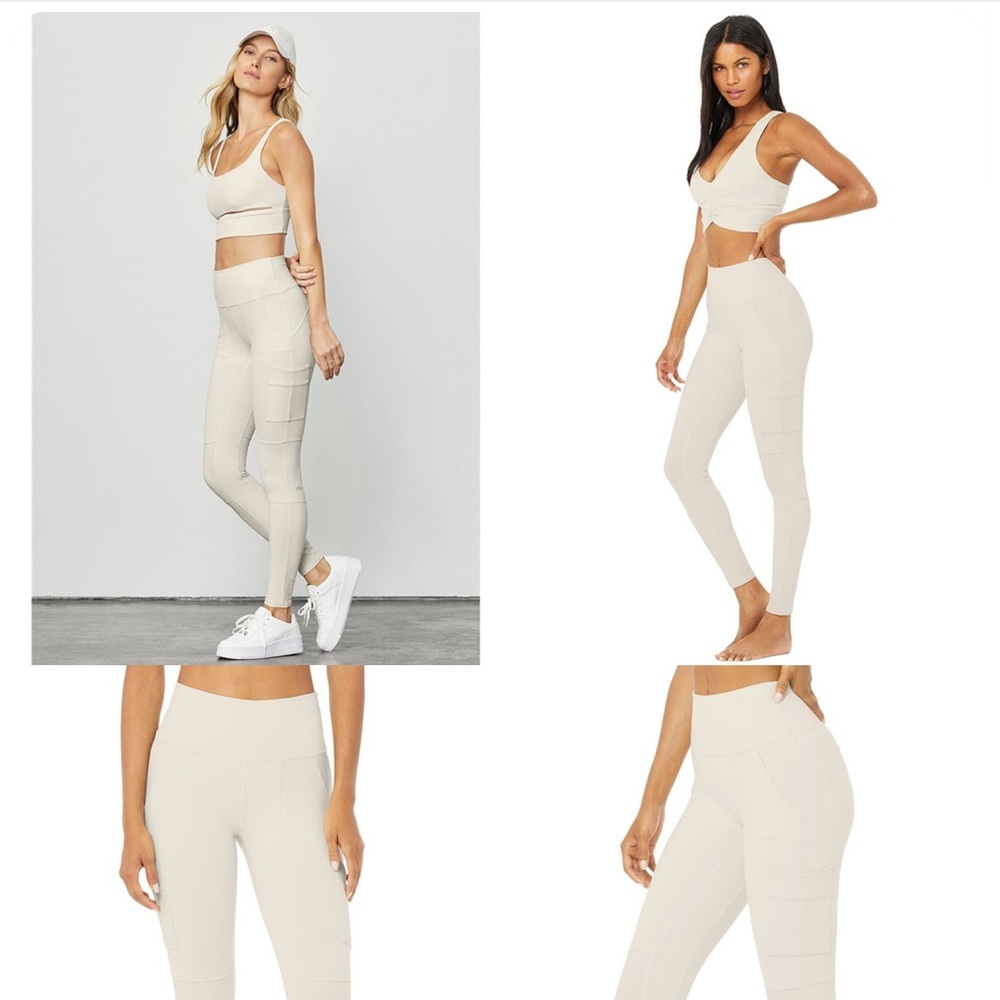 ALO YOGA
HIGH WIAST CARGO LEGGING - BONE XS